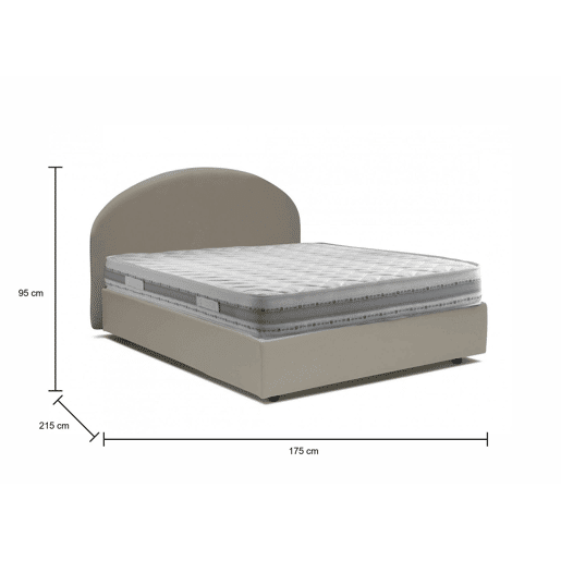 Cama de casal de tecido