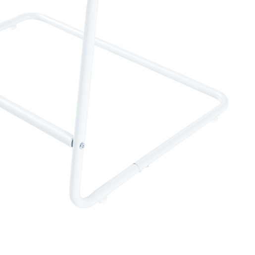 Bengaleiro para burros Sandviken Aço 166x63x48 cm - Branco en.casa