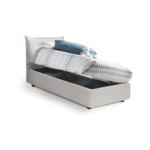 Cama de solteiro de tecido Cama de solteiro de tecido