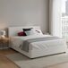 Cama de casal de tecido 155x205 Cama de casal de tecido 155x205 Blanco