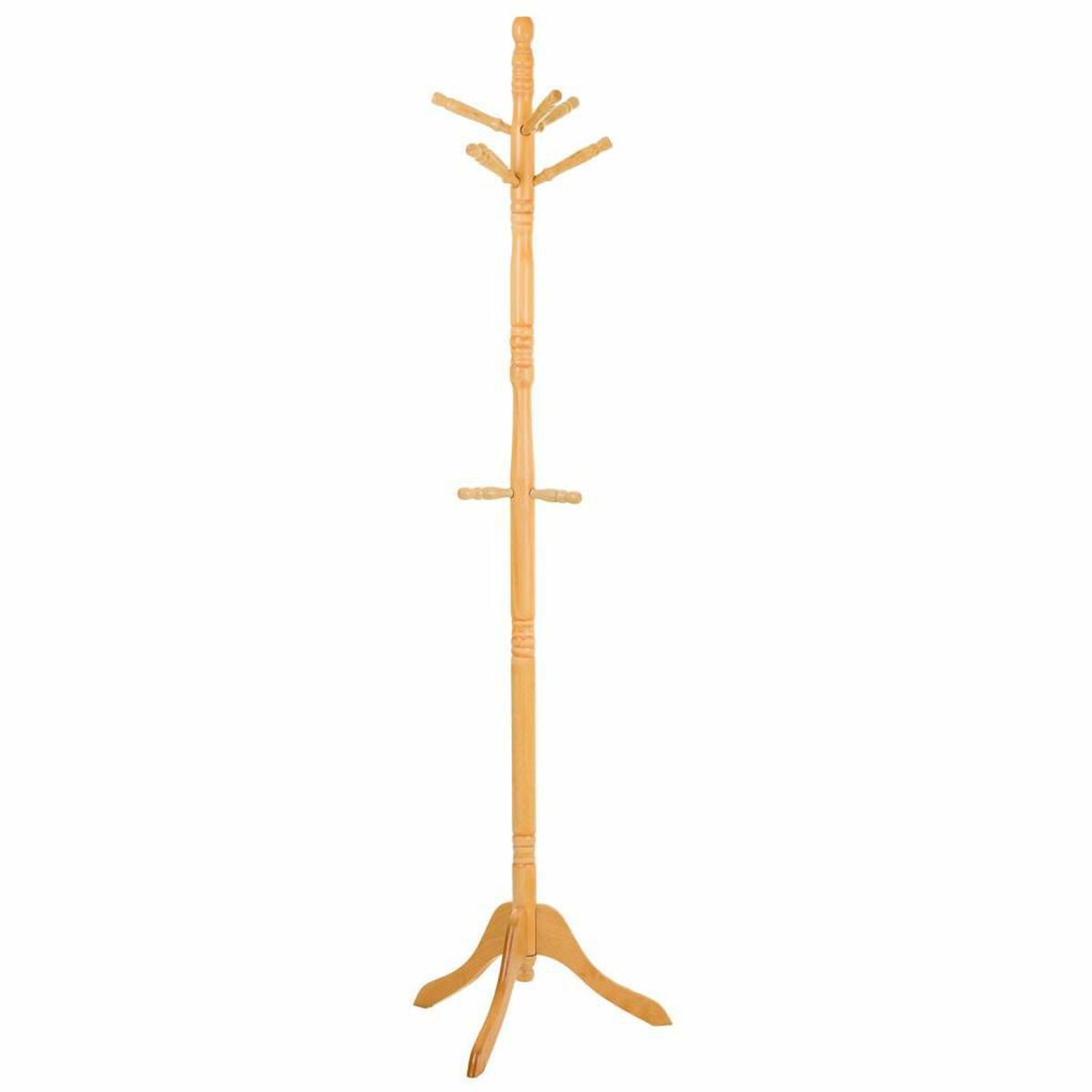 Perchero de pie alexandra house living miel 44 x 184 x 44 cm