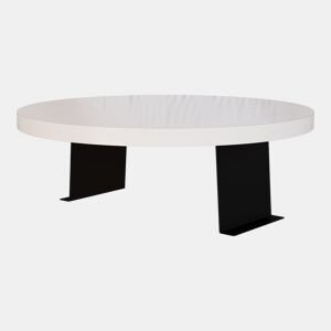 Bandeja ajustável para sofá Kuleskyd Ø34cm - Creme en.casa