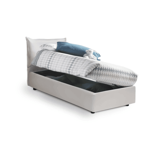 Cama de solteiro de tecido Cama de solteiro de tecido