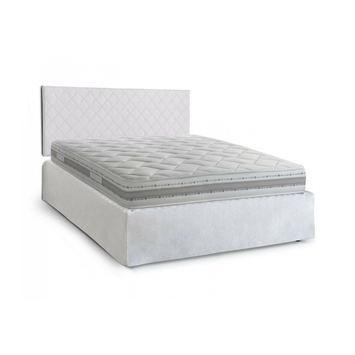 Cama de casal de tecido 195x170