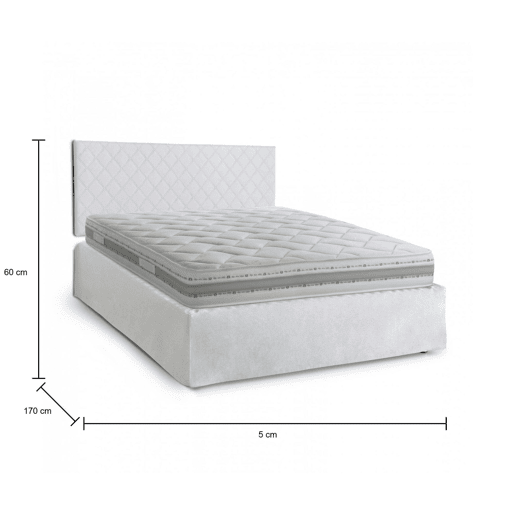 Cama de casal de tecido Cama de casal de tecido