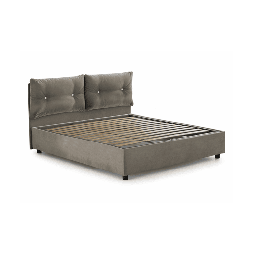 Cama quadrada e meia de tecido