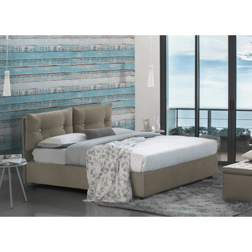 Cama quadrada e meia de tecido