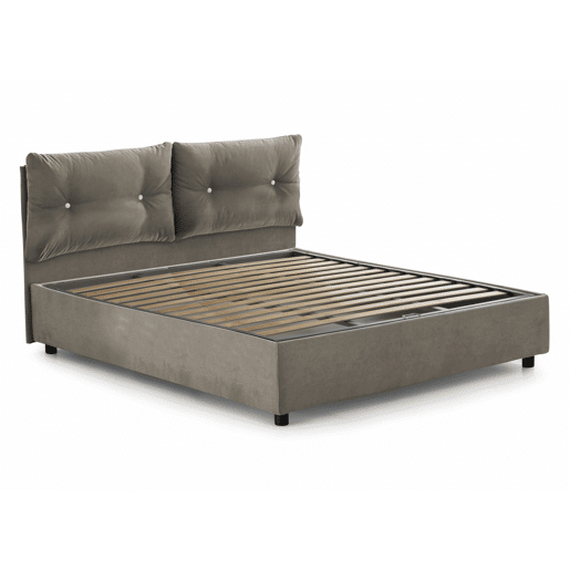 Cama quadrada e meia de tecido