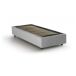 Cama de solteiro de tecido 95x215 Cama de solteiro de tecido 95x215 Blanco