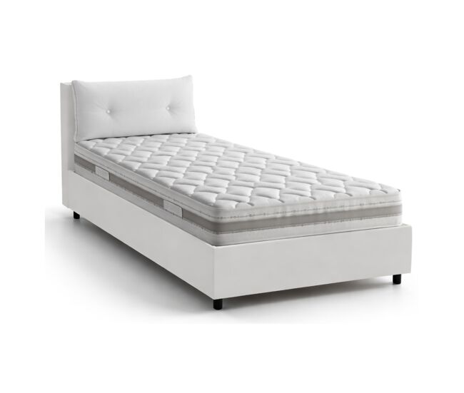 Cama de solteiro de tecido