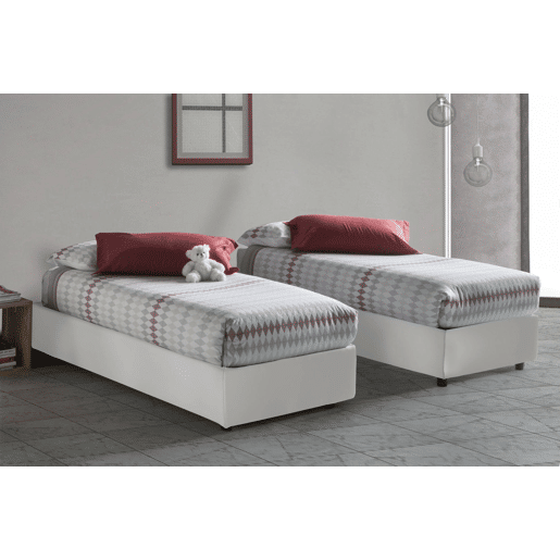 Cama de solteiro de tecido Cama de solteiro de tecido