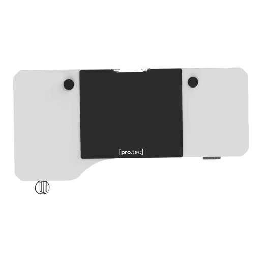 Secretária regulável em altura Stryn aglomeradoaço 160x75cm - Branco pro.tec