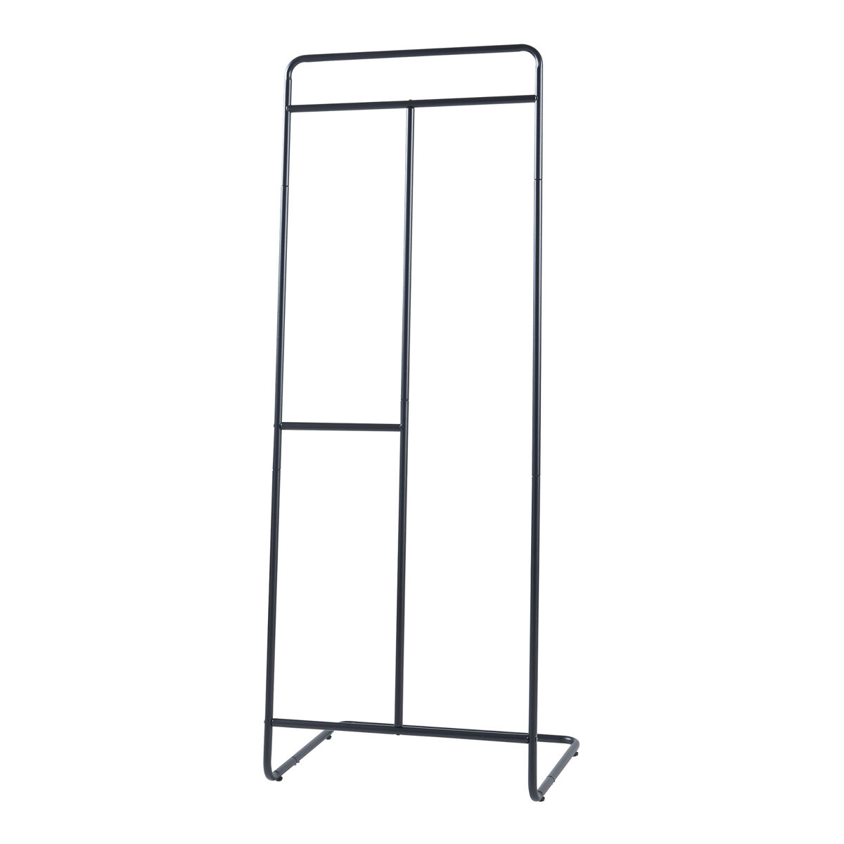 Perchero burro sandviken acero 166x63x48 cm - negro [en.casa]