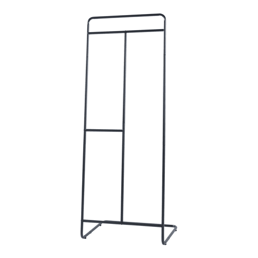 Bengaleiro para burros Sandviken Aço 166x63x48 cm - Preto en.casa