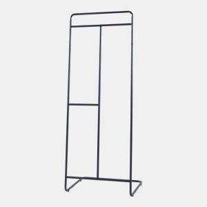 Bengaleiro para burros Sandviken Aço 166x63x48 cm - Preto en.casa