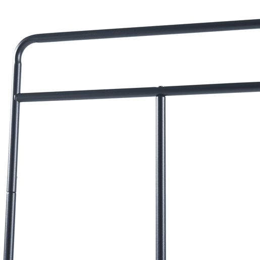 Bengaleiro para burros Sandviken Aço 166x63x48 cm - Preto en.casa