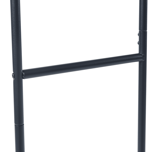 Bengaleiro para burros Sandviken Aço 166x63x48 cm - Preto en.casa