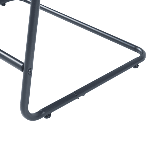 Bengaleiro para burros Sandviken Aço 166x63x48 cm - Preto en.casa