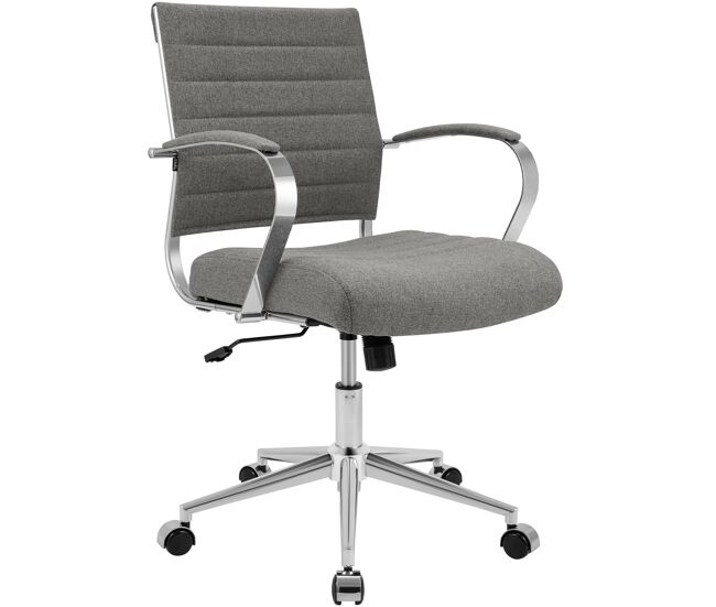 Silla de oficina oakland tela gris 62x57x90 cm