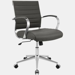 Silla de Oficina Oakland Simil cuero Gris 62X57X90 cm