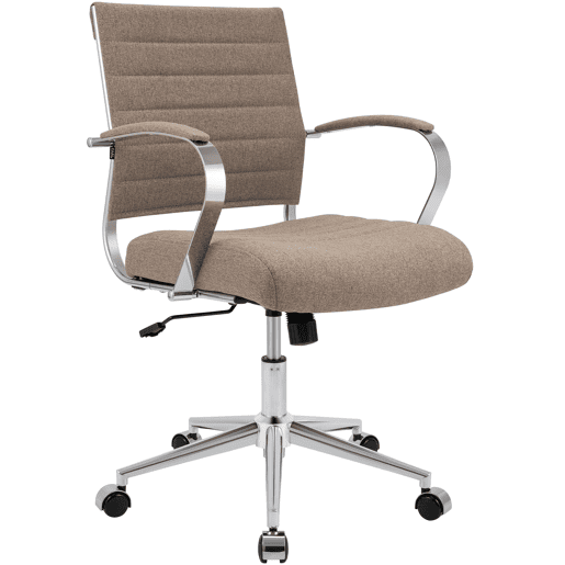 Silla de Oficina Oakland Tela Gris topo 62X57X90 cm