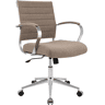 Silla de Oficina Oakland Tela Gris topo 62X57X90 cm