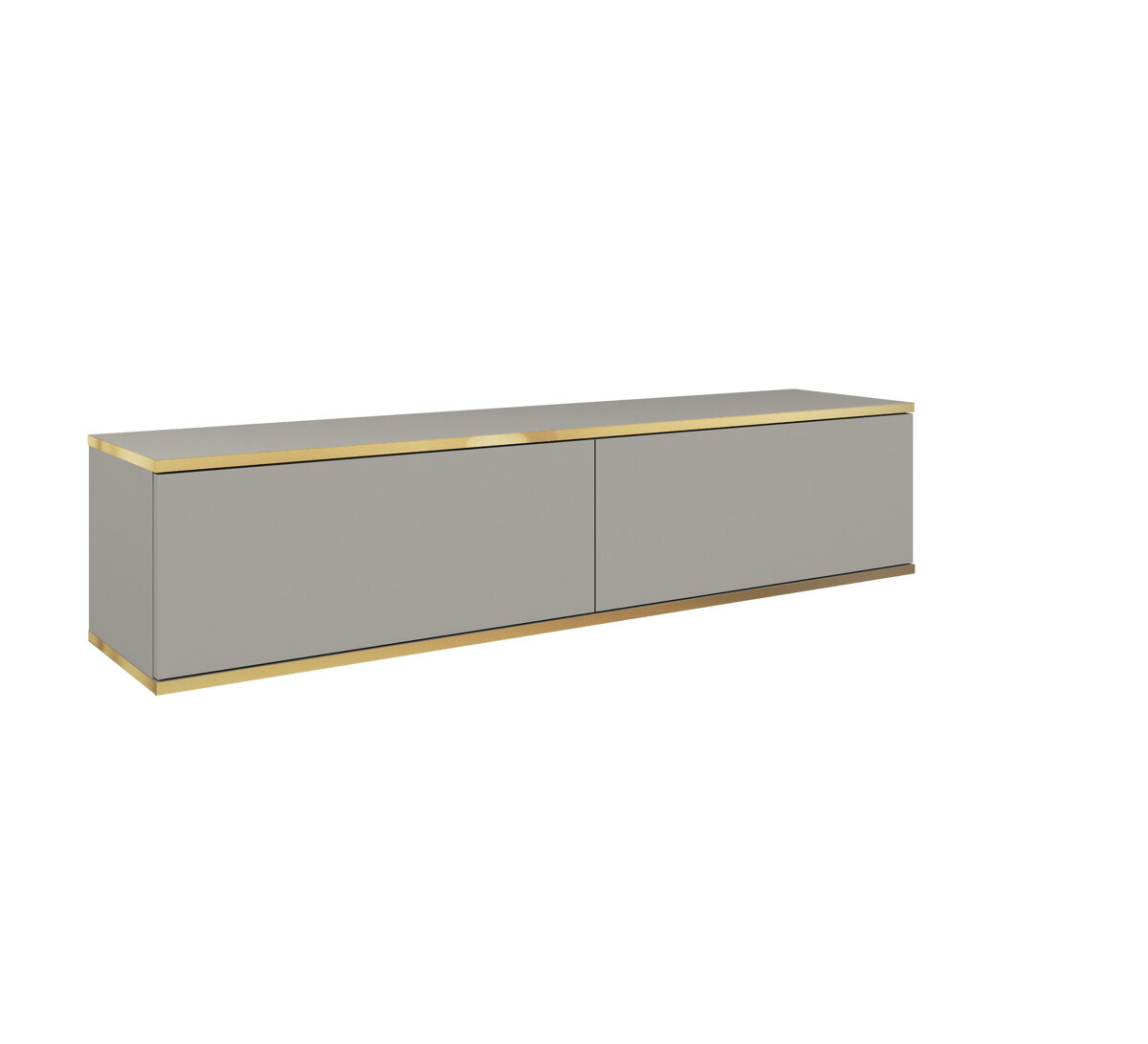 muebles tv oro rtv135 2d 135x32x30 gris