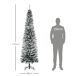 Árbol de Navidad Plástico, Metal HOMCOM, hogar - decoración Árbol de Navidad Plástico, Metal HOMCOM, hogar - decoración Multicolor