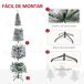 Árbol de Navidad Plástico, Metal HOMCOM, hogar - decoración Árbol de Navidad Plástico, Metal HOMCOM, hogar - decoración Multicolor