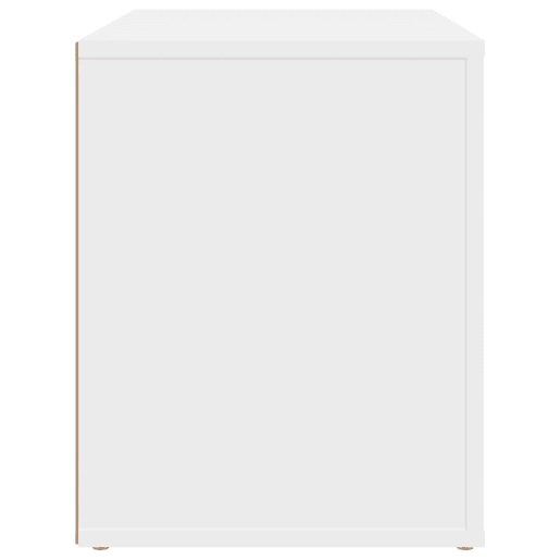 vidaXL Mesa de cabeceira 60x36x45 cm derivados de madeira branco