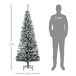 Árbol de Navidad Plástico, Metal HOMCOM, hogar - decoración Árbol de Navidad Plástico, Metal HOMCOM, hogar - decoración Verde