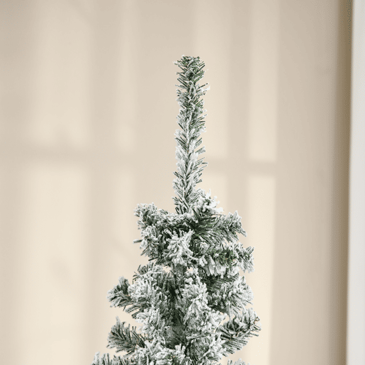 HOMCOM Árvore de Natal 180 cm Árvore de Natal Artificial Nevado com 492 Ramos e Suporte de Metal Árvore de Natal para Sala de Estar Verde e Branco HOMCOM Árvore de Natal 180 cm Árvore de Natal Artificial Nevado com 492 Ramos e Suporte de Metal Árvore de Natal para Sala de Estar Verde e Branco