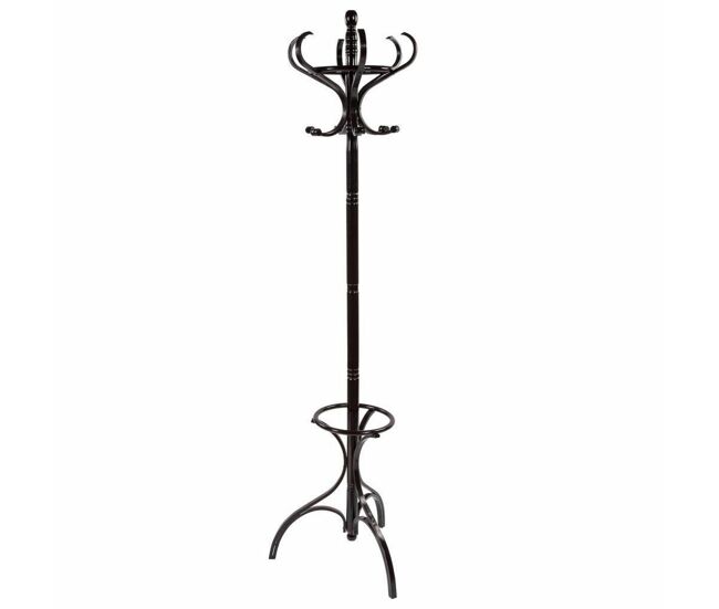 Perchero de pie alexandra house living nuez moscada 44 x 179 x 31 cm