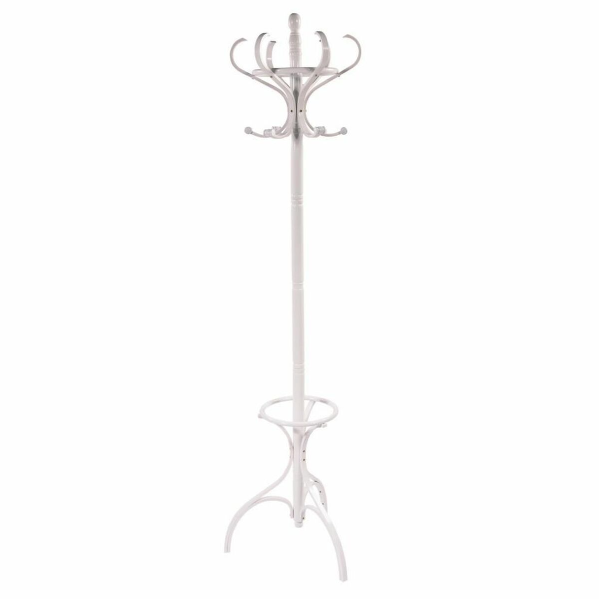 Perchero de pie alexandra house living blanco 44 x 179 x 31 cm