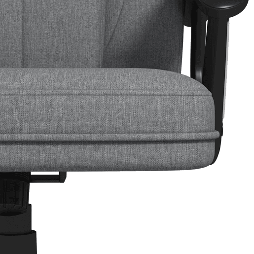 Vinsetto Cadeira de Escritório Giratória Cadeira de Escritório Ergonómica com Altura Ajustável Apoio para os Braços e Encosto Acolchoado de Linho Sintético 66x75x110-120 cm Cinza