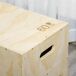 Cajón Pliométrico Madera de Haya HOMCOM Cajón Pliométrico Madera de Haya HOMCOM Marrón