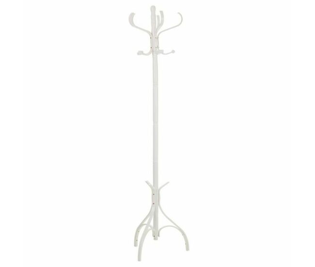 Perchero de pie alexandra house living blanco 45 x 182 x 45 cm