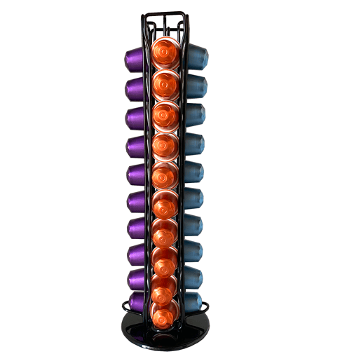 Organizador para Cápsulas de Café Nespresso Nyana Home | Organizador para 40 Cápsulas | Projetado para Cápsulas Nespresso | Design Moderno e Compacto | Suporte Giratório 360º Organizador para Cápsulas de Café Nespresso Nyana Home | Organizador para 40 Cápsulas | Projetado para Cápsulas Nespresso | Design Moderno e Compacto | Suporte Giratório 360º