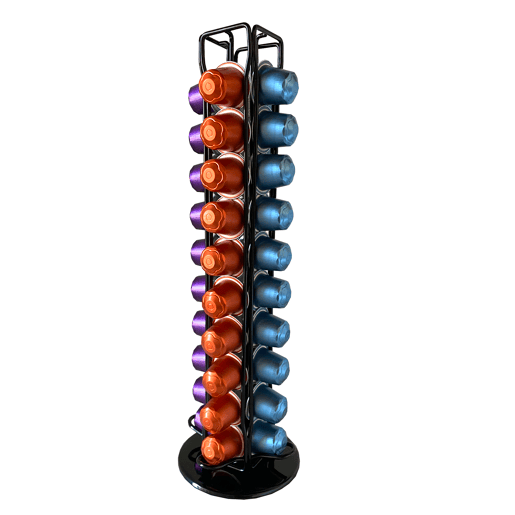 Organizador para Cápsulas de Café Nespresso Nyana Home | Organizador para 40 Cápsulas | Projetado para Cápsulas Nespresso | Design Moderno e Compacto | Suporte Giratório 360º Organizador para Cápsulas de Café Nespresso Nyana Home | Organizador para 40 Cápsulas | Projetado para Cápsulas Nespresso | Design Moderno e Compacto | Suporte Giratório 360º