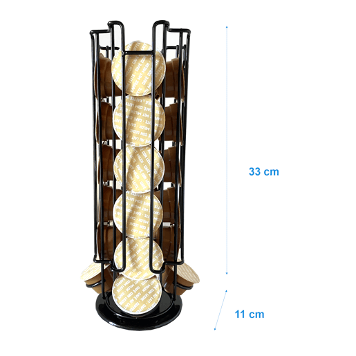 Organizador para Cápsulas de Café Dolce Gusto Nyana Home | Organizador para 24 Cápsulas | Projetado para Cápsulas Dolce Gusto | Design Moderno e Compacto | Suporte Giratório 360º | Fácil Limpeza Organizador para Cápsulas de Café Dolce Gusto Nyana Home | Organizador para 24 Cápsulas | Projetado para Cápsulas Dolce Gusto | Design Moderno e Compacto | Suporte Giratório 360º | Fácil Limpeza