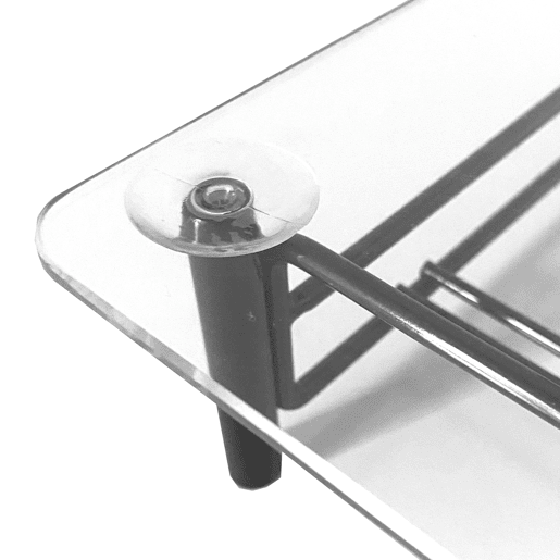 Suporte Organizador para Cápsulas Nespresso Nyana Home | Capacidade 40 Cápsulas | Compatibilidade Nespresso | Tampa de Vidro | Suporte Metálico | Alça de Extração