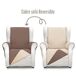 Funda cubre sofá Reversible 1 plaza Mont Funda cubre sofá Reversible 1 plaza Mont Chocolate