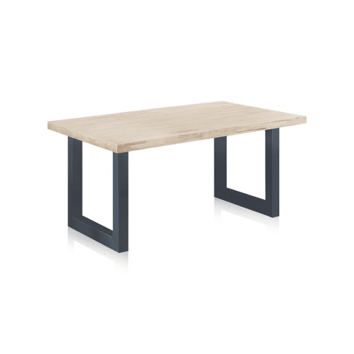 Mesa de exterior Masi Roble salvaje - Antracita 160 x 76 x 90 cm