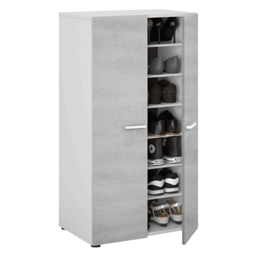 Armário multiuso com 2 portas com efeito madeira Armário multiuso com 2 portas com efeito madeira