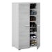 Armário multiuso com 2 portas com efeito madeira Armário multiuso com 2 portas com efeito madeira Gris