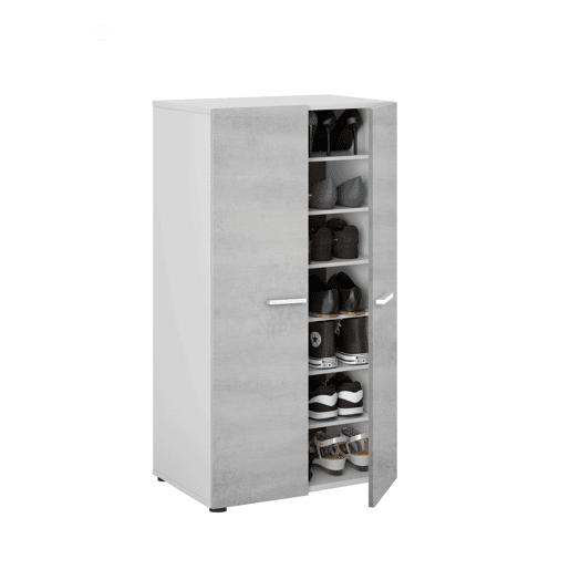 Armário multiuso com 2 portas com efeito madeira Armário multiuso com 2 portas com efeito madeira