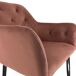 2x Silla tapizada de terciopelo acolchado SJ.030 2x Silla tapizada de terciopelo acolchado SJ.030 Negro