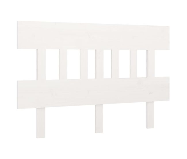 Vidaxl cabecero de cama madera maciza de pino blanco 163,5x3x81 cm