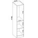 Armario 1 puerta\ 1 puerta\ 1 puerta\ efeito madeira 41 Armario 1 puerta\ 1 puerta\ 1 puerta\ efeito madeira 41 Blanco
