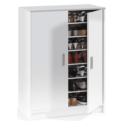 Armário multiuso com 2 portas com efeito madeira Armário multiuso com 2 portas com efeito madeira